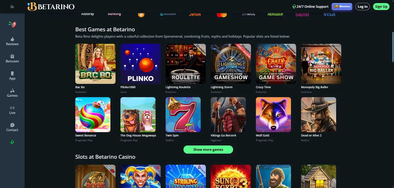 Betarino Casino Casino